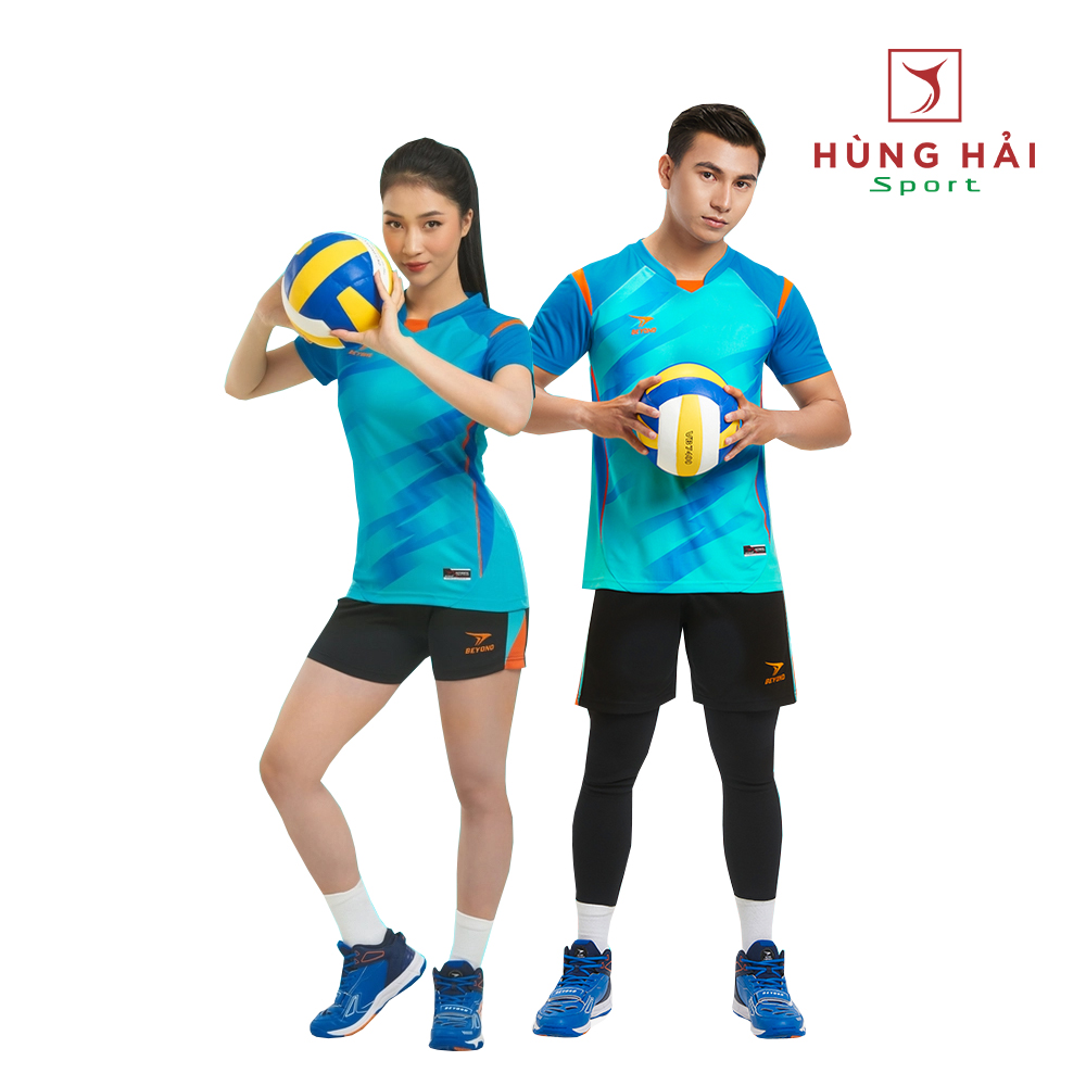 Bộ quần áo bóng chuyền nam - Beyono Bolt - xanh